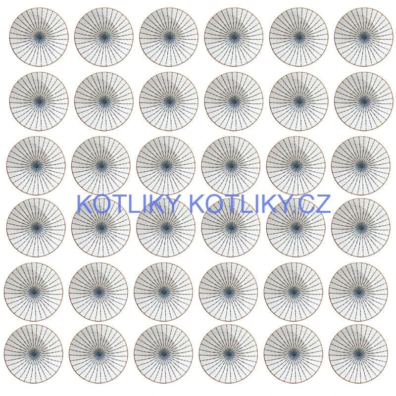 Sada 24 ks velkých keramických misek na guláš a polévky, 1 litr