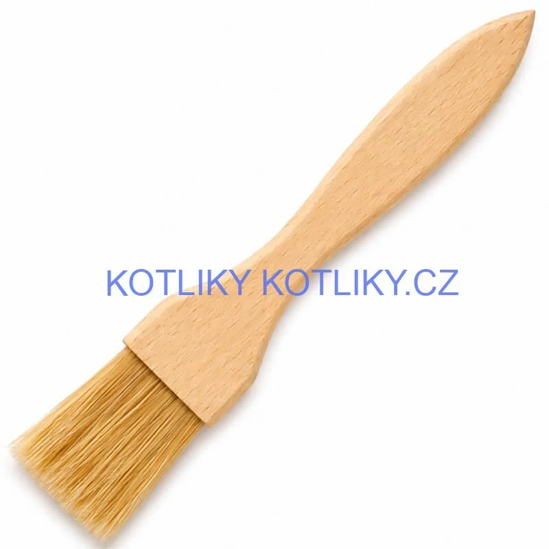 Dřevěný kuchyňský štětec 18 cm