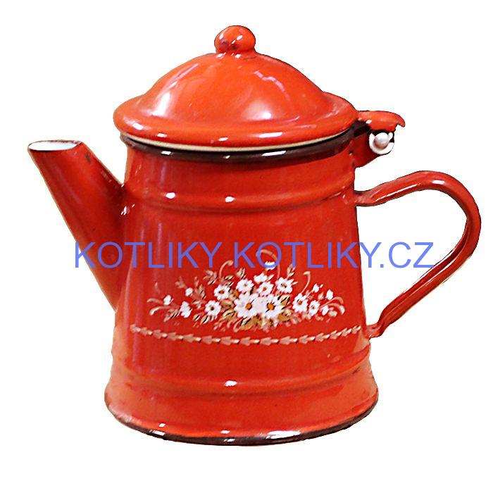 Smaltovaná konvice 0,5 L DEKO