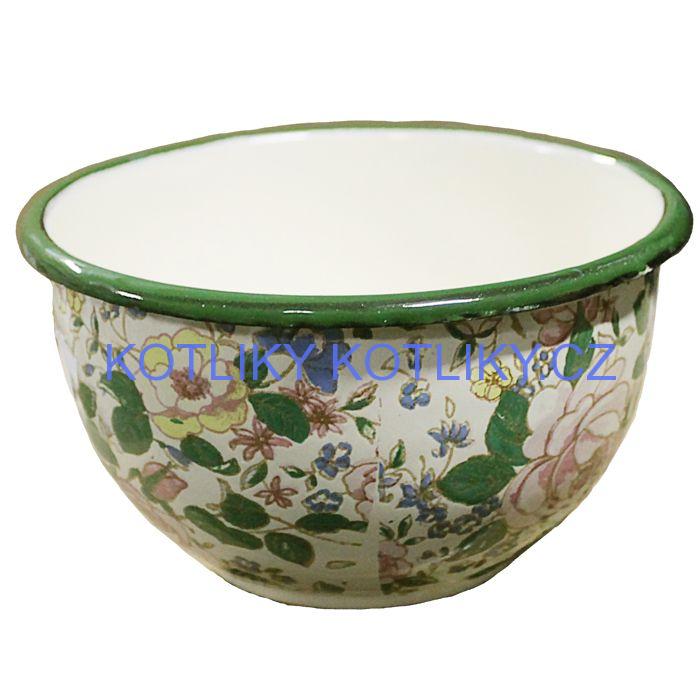 Smaltovaná vzorovaná miska 13 cm DECOR