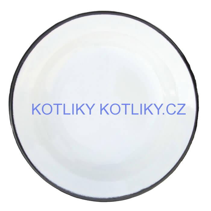 Smaltovaný talíř 22 cm