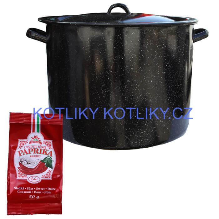 Smaltovaný hrnec 50 L + Paprika 50 g