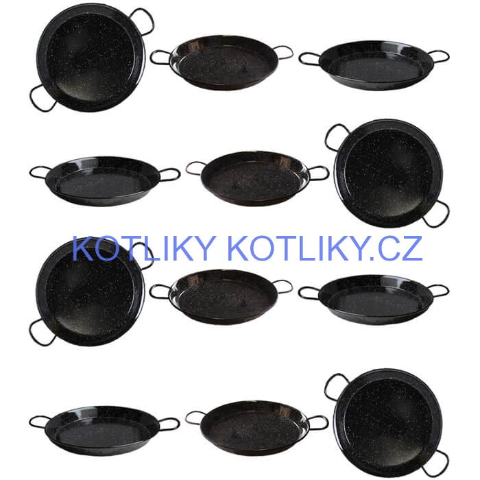 Paella Tapas catering 20 cm - 12 ks pánví