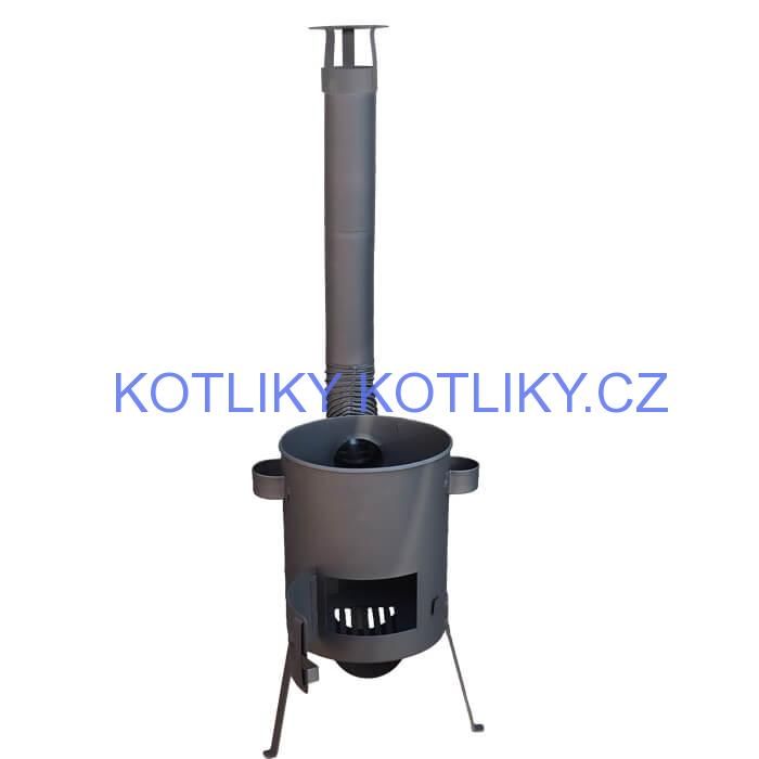 Kotlina 45 cm s žáruvzdornou barvou PLUS 600 4 MM