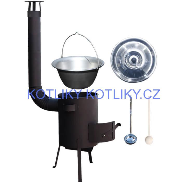 Nerezový kotlík 30 L (1,5 mm) + žáruvzdorná kotlina 45 PLUS 600 4 MM