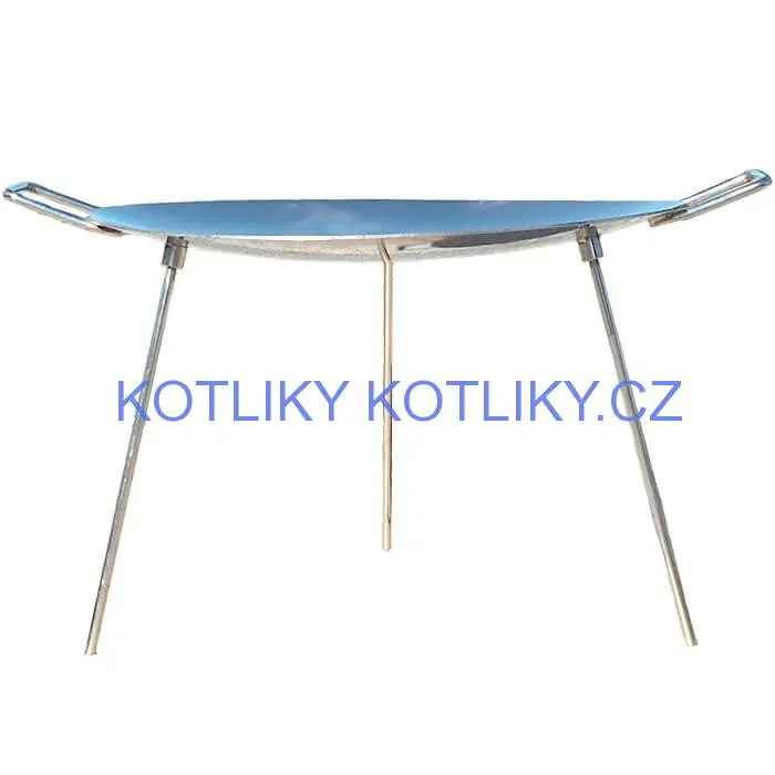 Nerezová pánev s nožičkami 55 cm BBQ