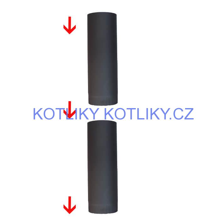 Roura na kouřovod PLUS 600 50 cm x 11,8 cm