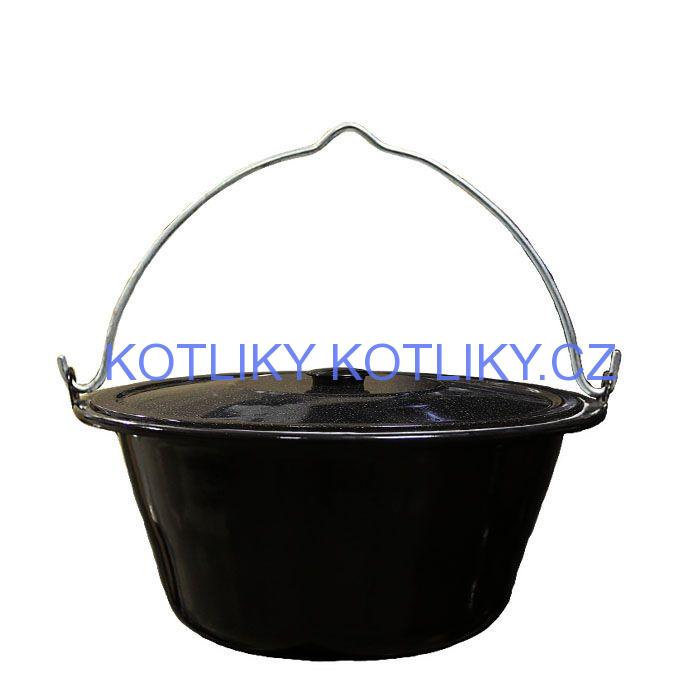 Smaltovaný kotlík 8 L + poklice