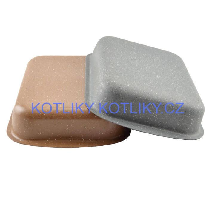 Pekáč s granitovým povrchem 34 x 24 cm šedý Granit Line
