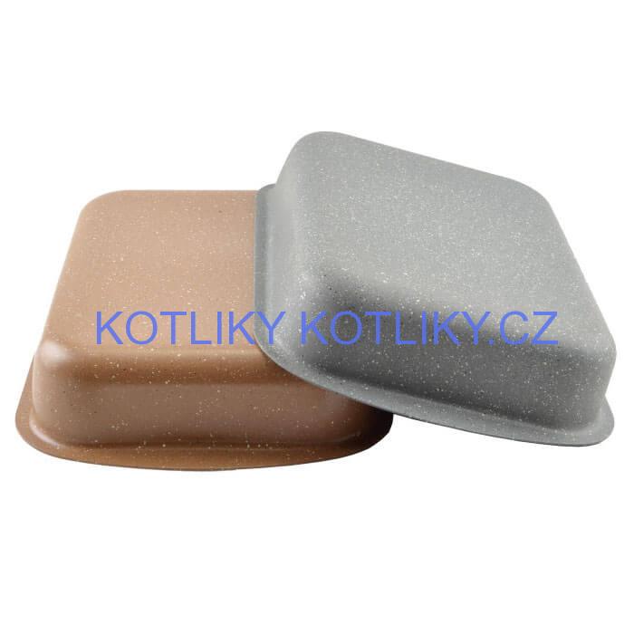 Pekáč s granitovým povrchem 29 x 20 cm hnědý Granit Line