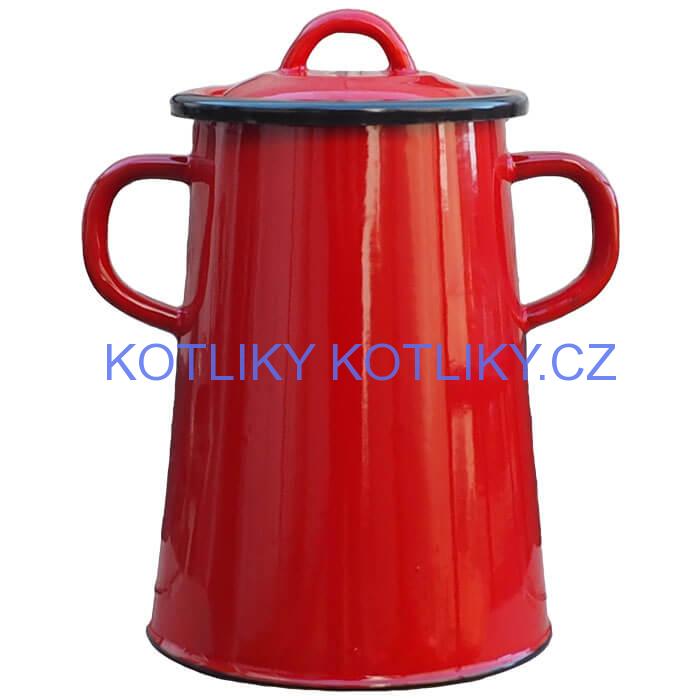 Nádoba na mast 3 L Červená