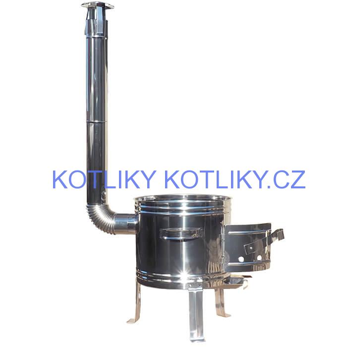 Nerezová kotlina s povrchovou antikorovou úpravou 36 cm INOX