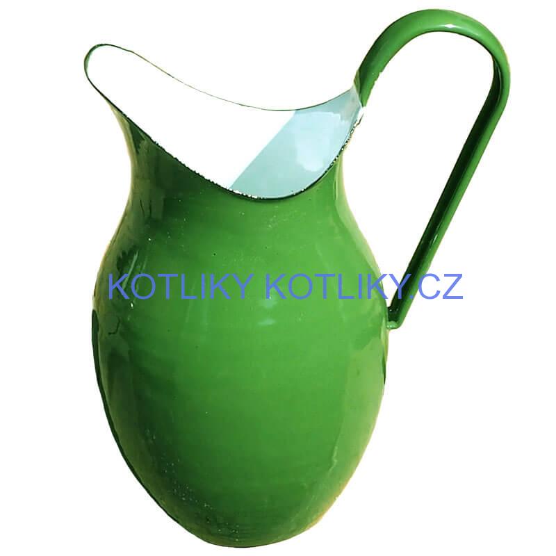 Smaltovaná konvice na vodu 2 L ZELENÁ