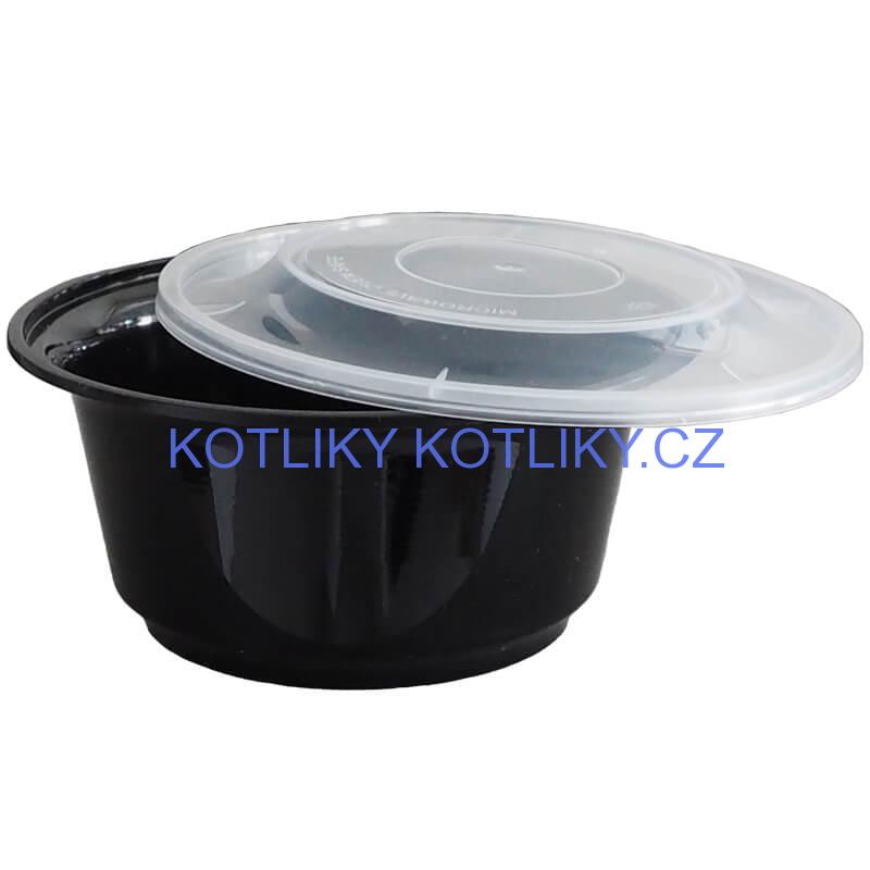 Plastový box (miska) na guláš + víčko 1000 ml