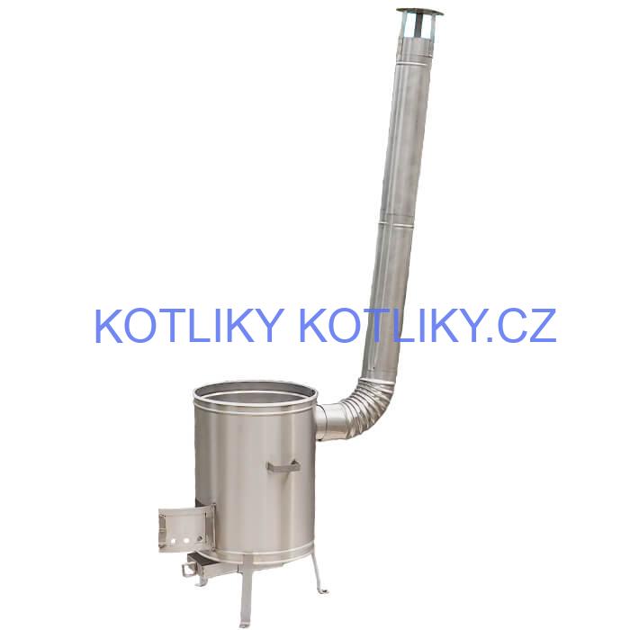 Nerezová kotlina 33 cm LUX