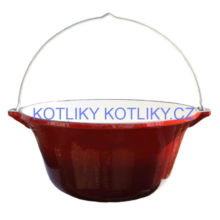 Litinový kotlík 22 L - smaltovaný povrch