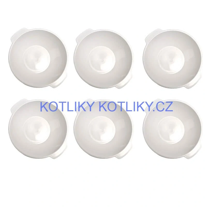 Sada 6 ks: Plastová miska na fajnový kotlíkový guláš a polévky – 750 ml