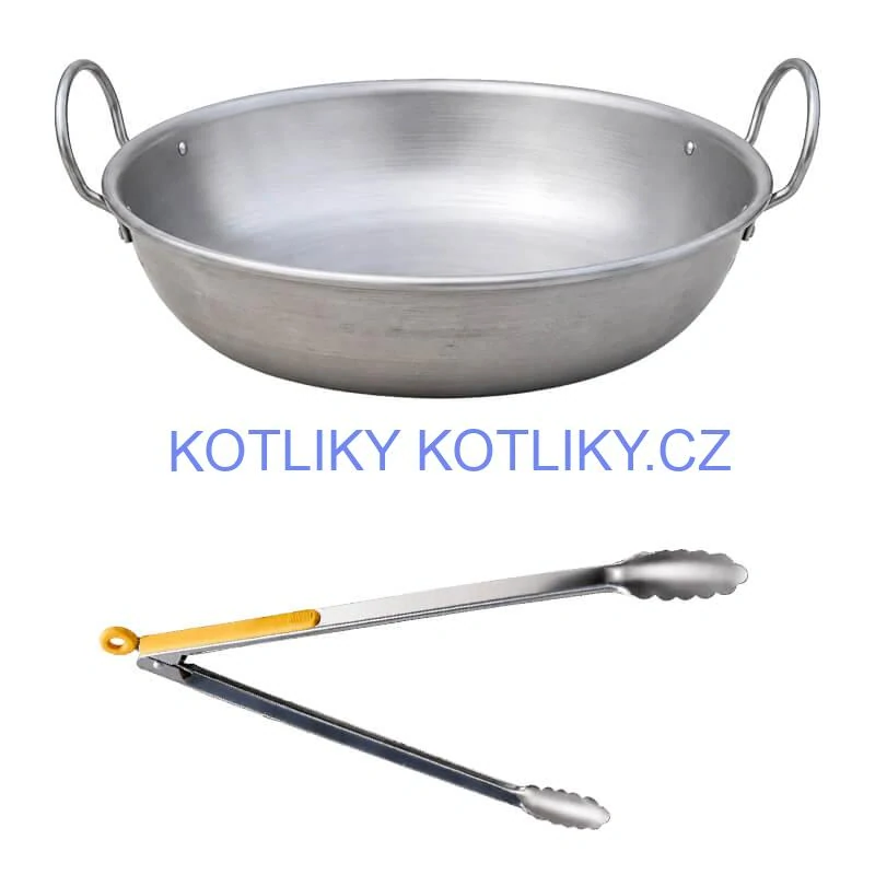 Sada na smažení langošů v přírodě 36 cm s kotlinou CLASIC