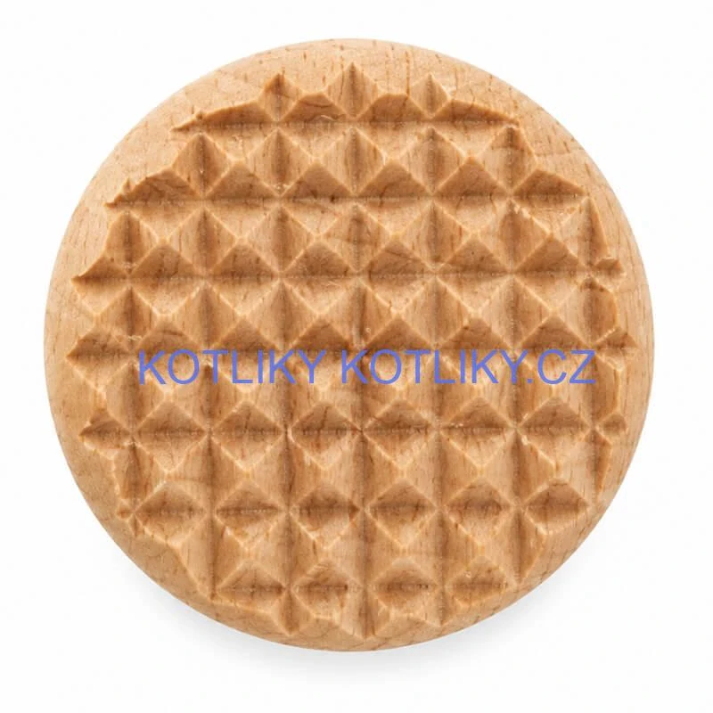 Dřevěný drtič na česnek a bylinky 22 cm