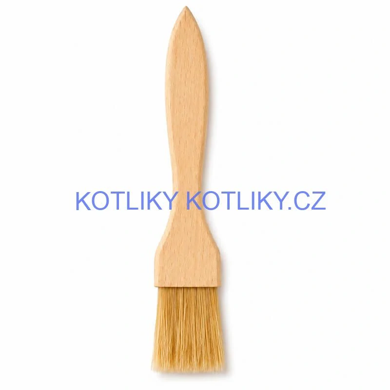 Dřevěný kuchyňský štětec 18 cm