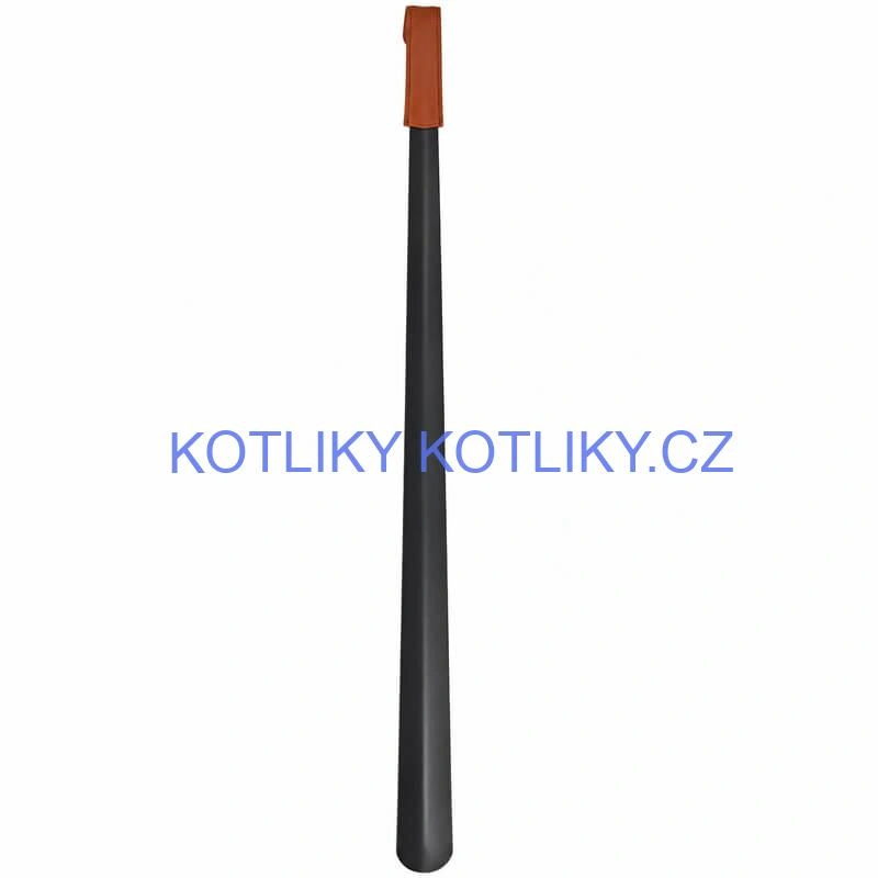 Kovová lžíce na boty 80 cm s rukojetí ze syntetické kůže