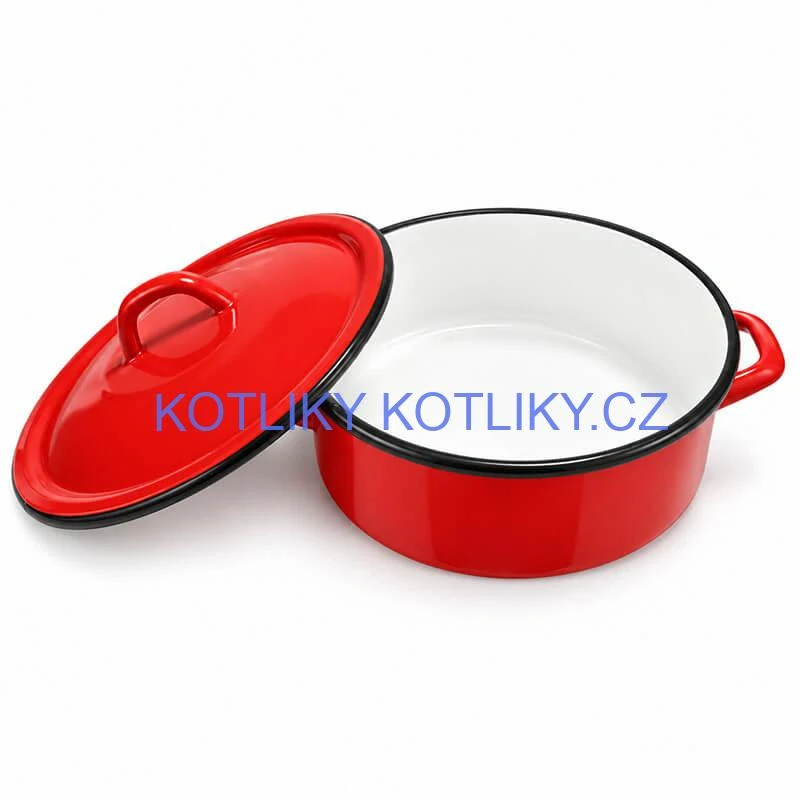 Smaltovaný kastrol FALCO 3,5 l s poklicí