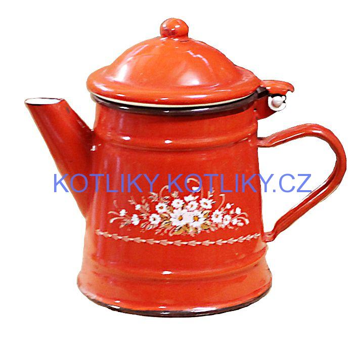 Smaltovaná konvice 0,5 L DEKO